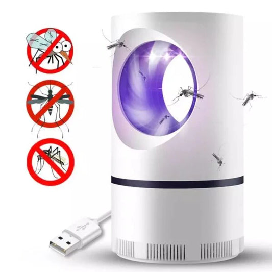 Portable USB Mosquito Killer Lamp - Silent UV LED Insect Trap with Suction Fan